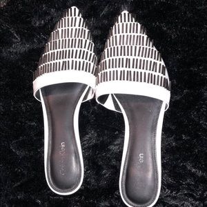 Calvin Klein Fringe Mules